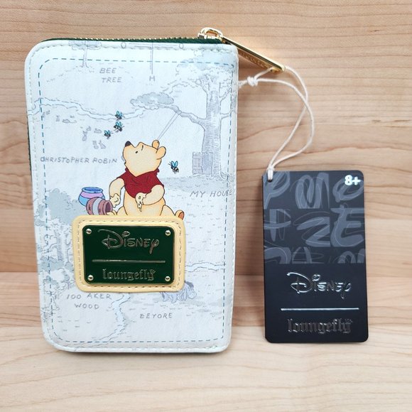 Winnie the Pooh Classic Book Cover Zip Around Wallet - Loungefly - Picture 2 of 3